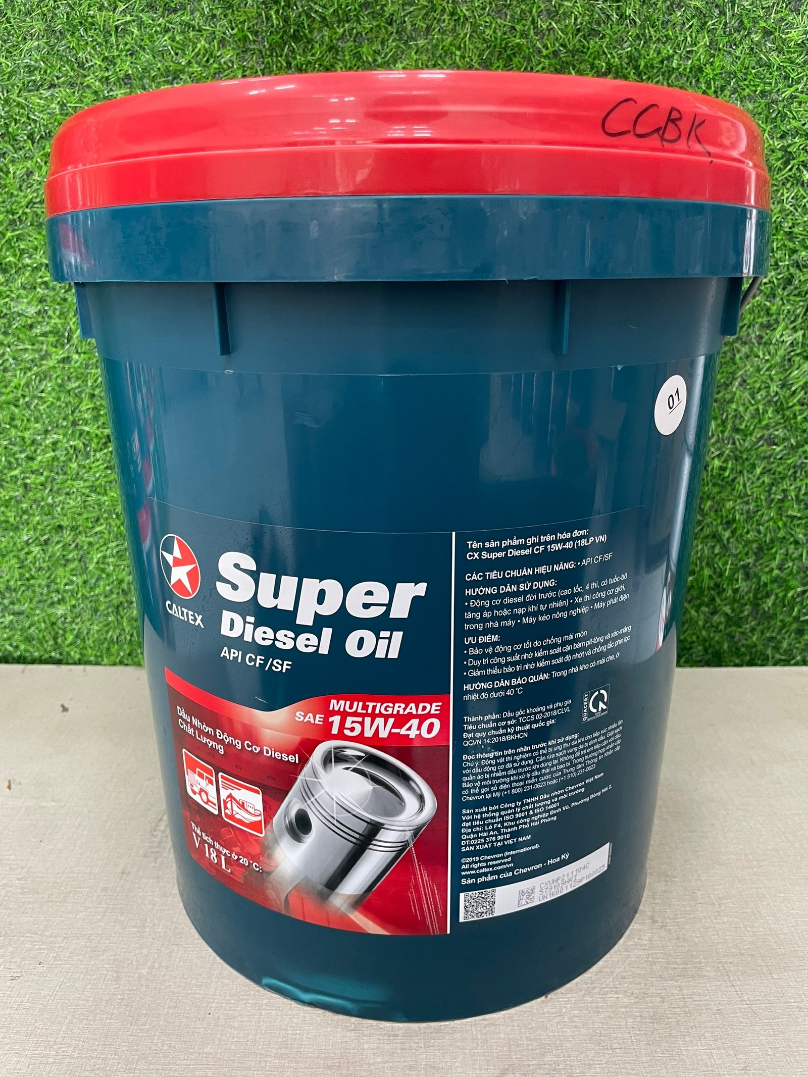 Dầu động cơ Oto Caltex Super Diesel Oil API CF/SF 15W-40